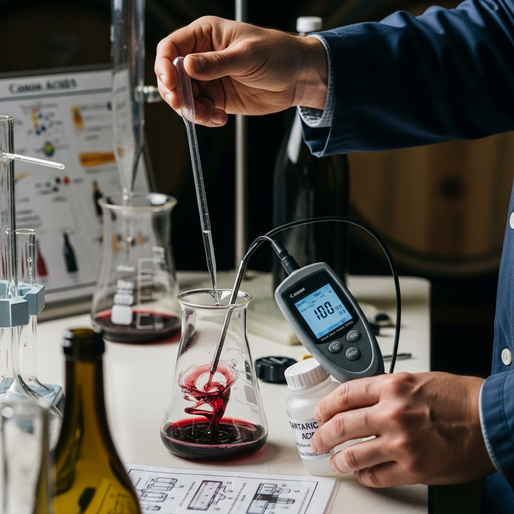 Wine Acidity Too High or Too Low — How to Adjust TA and pH